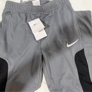 Nike Kids Gray and Black Joggers
